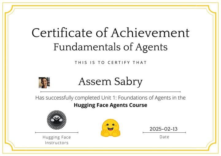 Hugging Face - Fundamentals of Agents